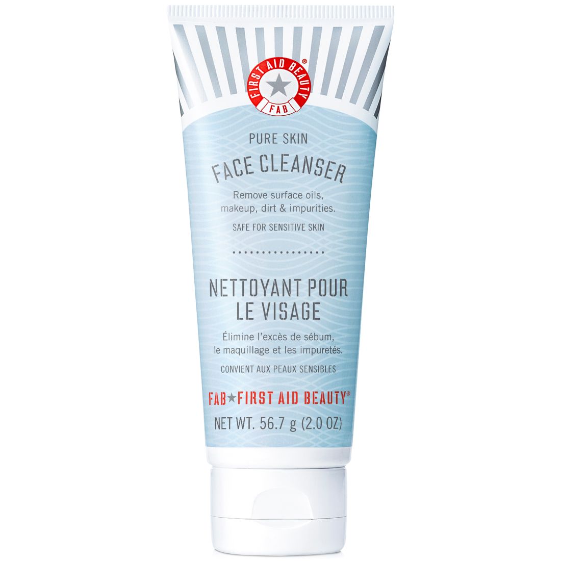 First Aid Beauty Pure Skin Face Cleanser, 2-oz.