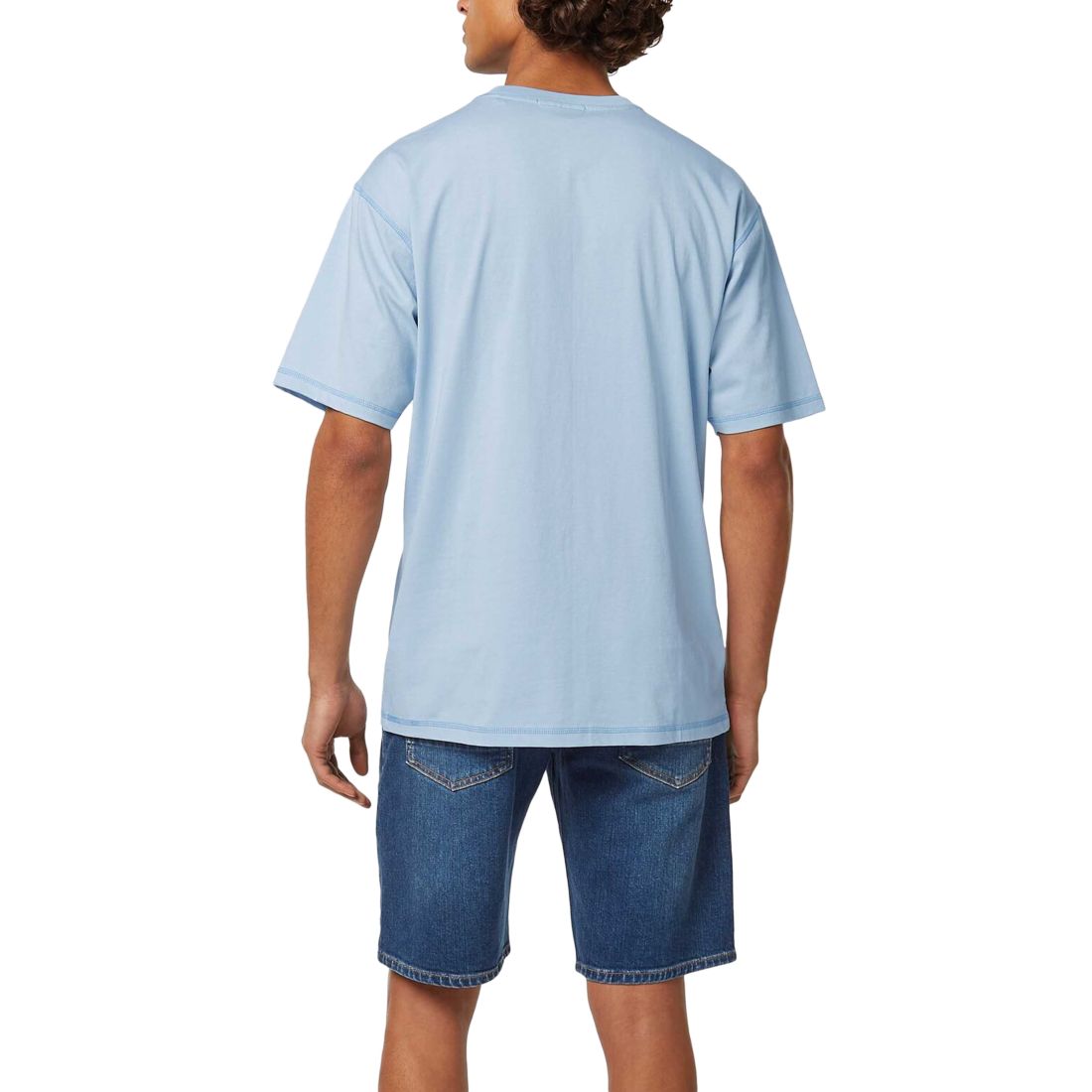 Scotch & Soda Men's Relaxed Fit Short Sleeve Crewneck Logo T-Shirt