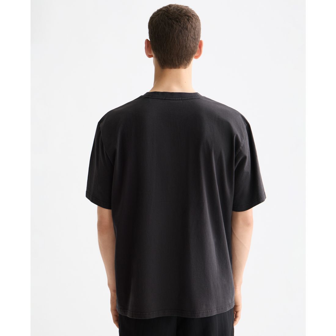 Scotch & Soda Men's Relaxed Fit Short Sleeve Mountain Graphic Crewneck T-Shirt