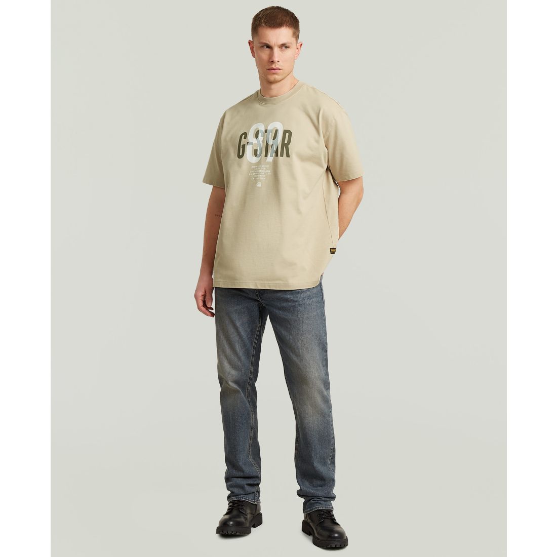 G-Star Raw Men's Graphic Logo Crewneck T-Shirt