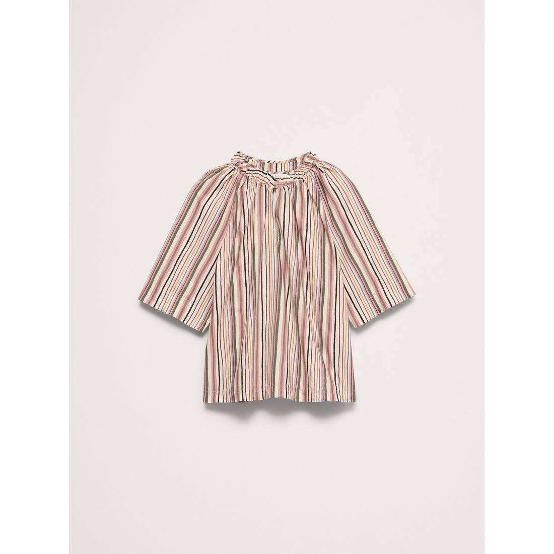 Women's Cotton Poplin Split-Neck Top