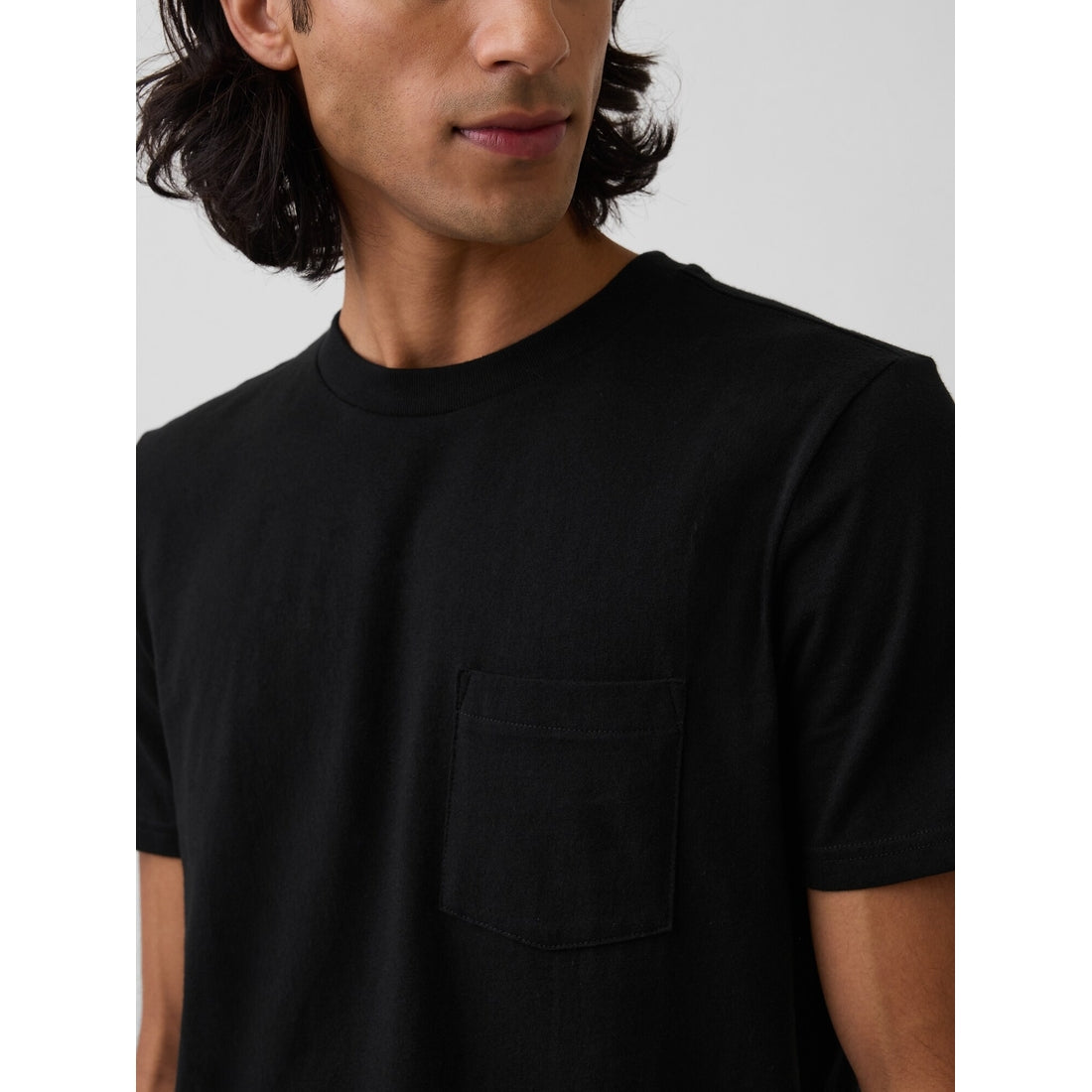 Men's Adult Organic Cotton Pocket T-Shirt