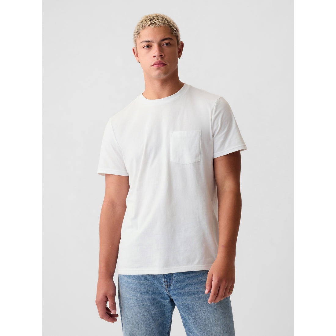 Adult Organic Cotton Pocket T-Shirt