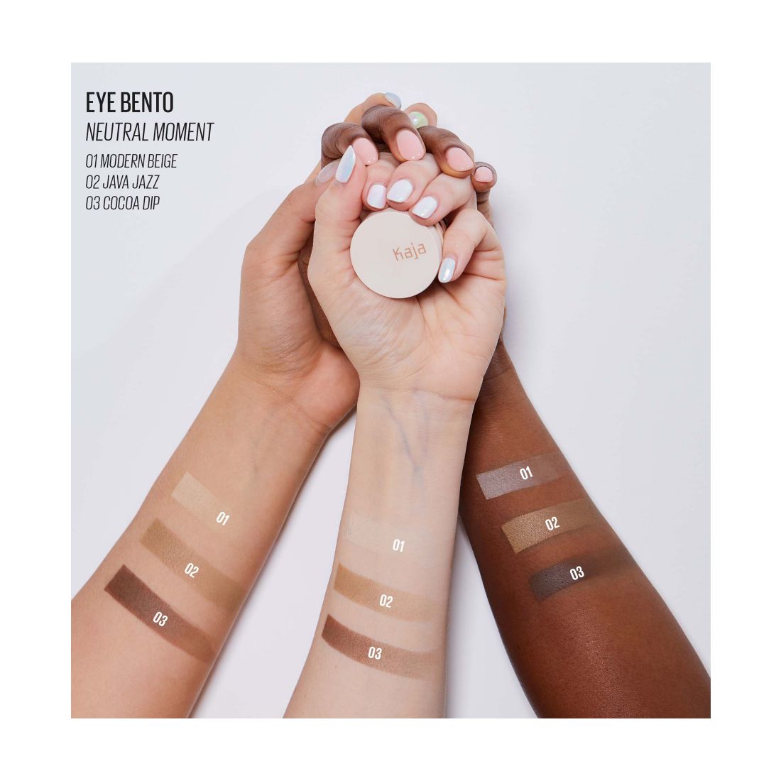 Kaja Eye Bento Bouncy Eyeshadow Trio