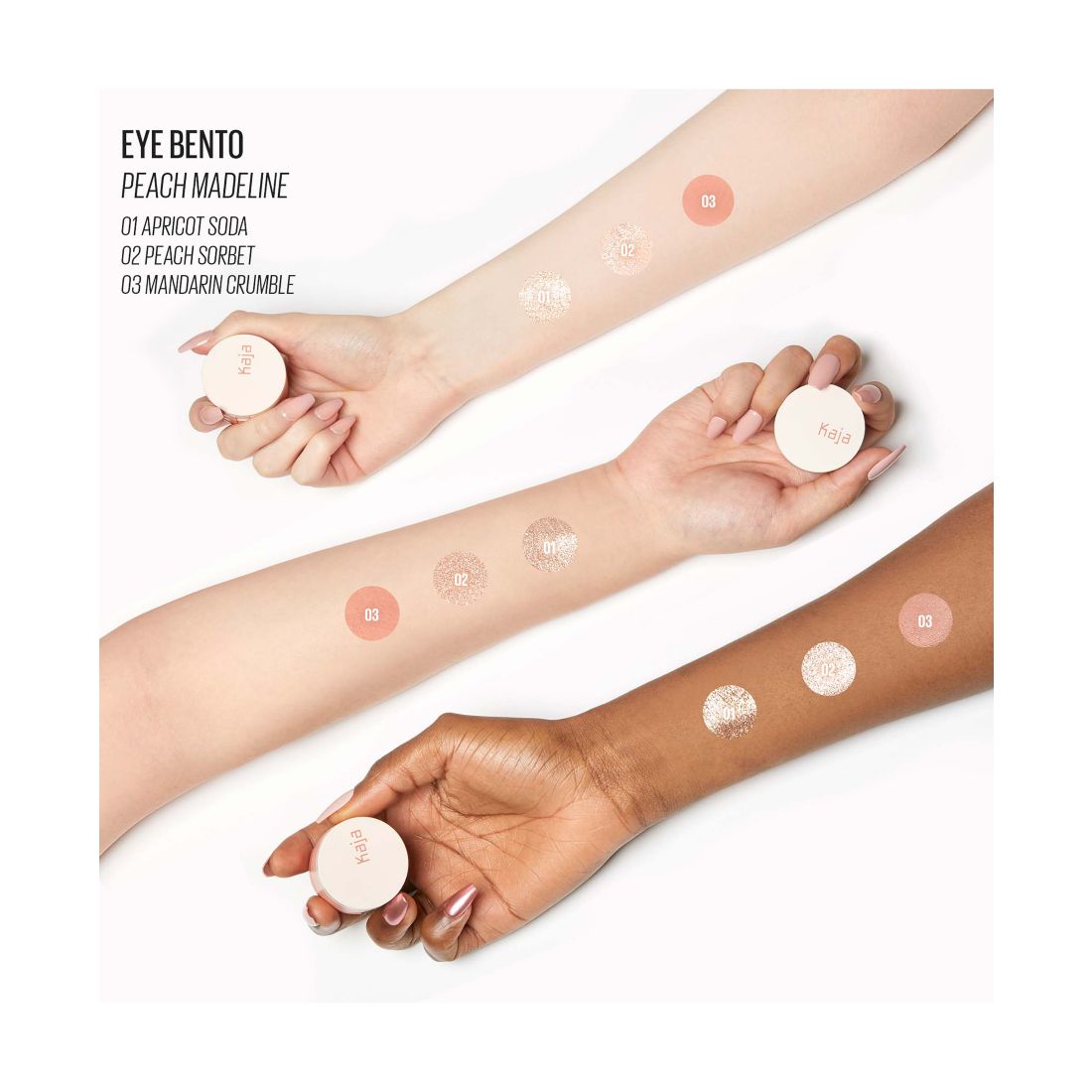 Kaja Eye Bento Bouncy Eyeshadow Trio