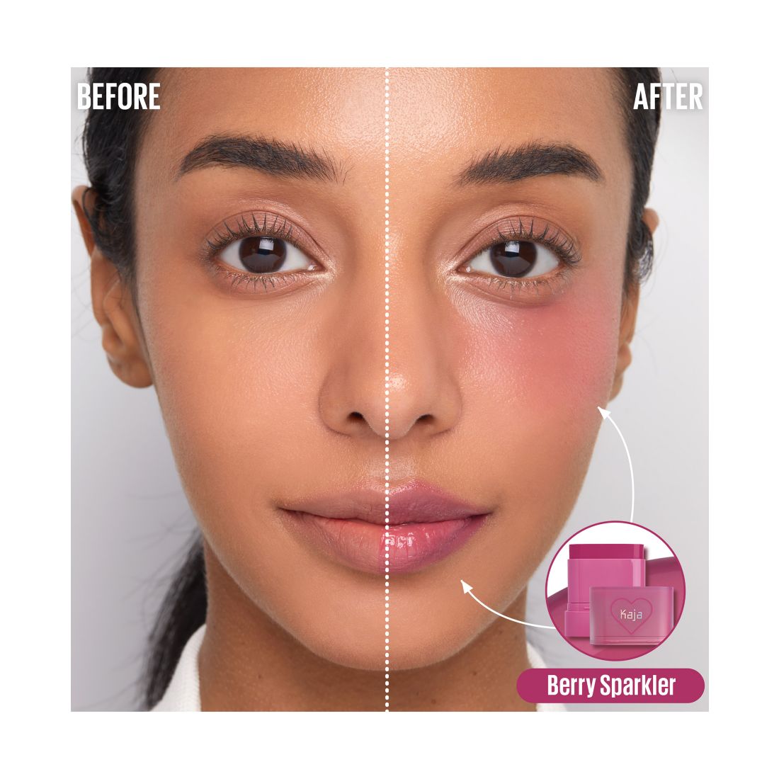 Kaja Dewy Bar Blush & Lip Balm