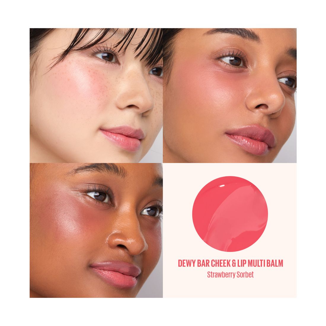 Kaja Dewy Bar Blush & Lip Balm