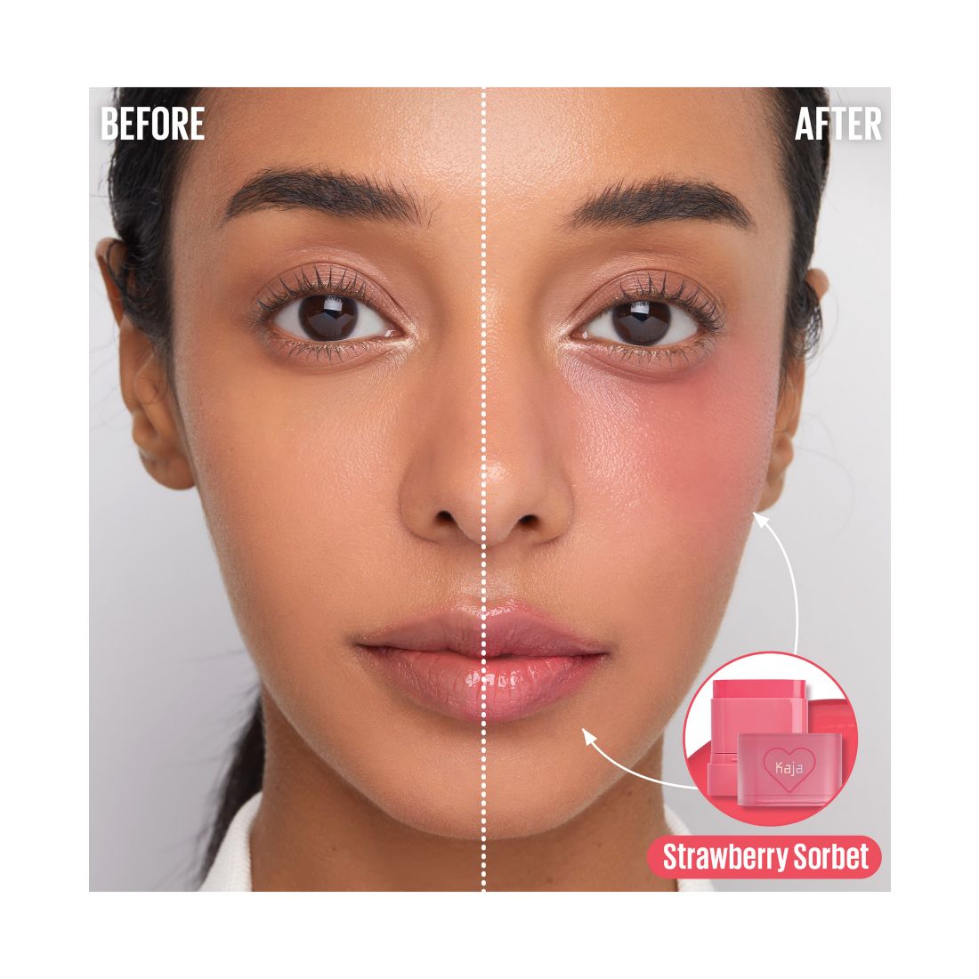 Kaja Dewy Bar Blush & Lip Balm