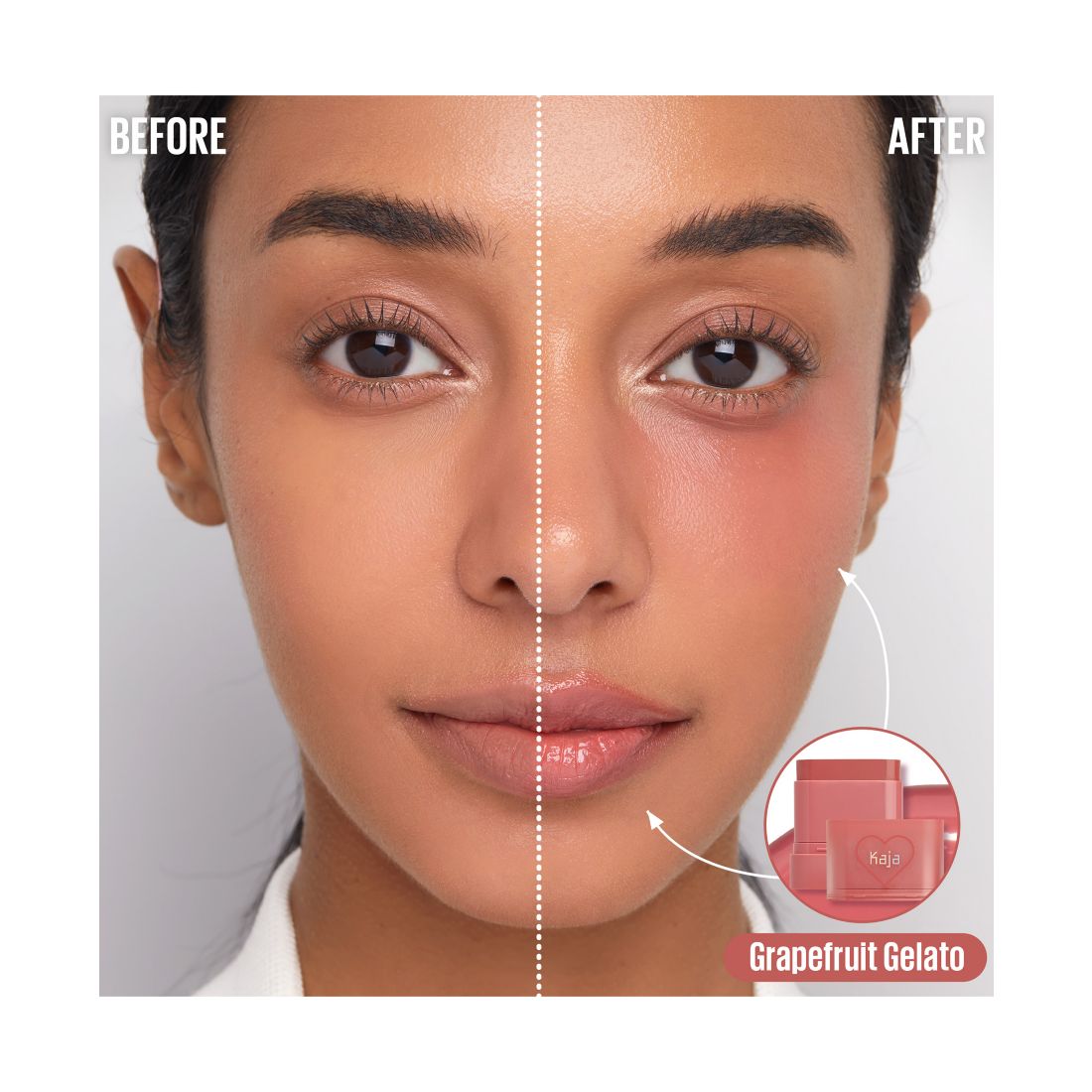 Kaja Dewy Bar Blush & Lip Balm