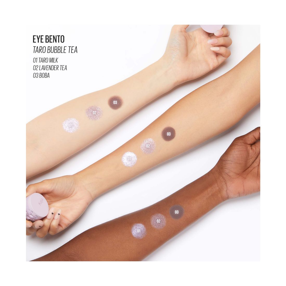 Kaja Eye Bento Bouncy Eyeshadow Trio