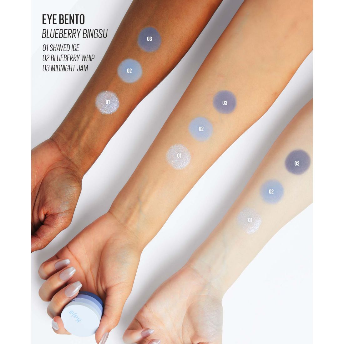 Kaja Eye Bento Bouncy Eyeshadow Trio