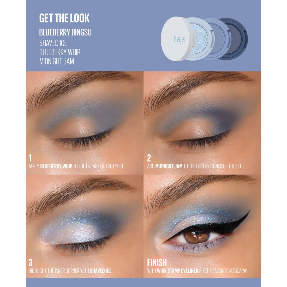 Kaja Eye Bento Bouncy Eyeshadow Trio