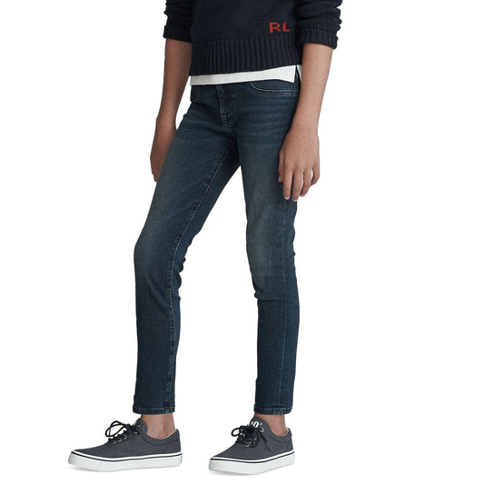 Polo Ralph Lauren Big Girls Aubrie Five-Pocket Denim Leggings
