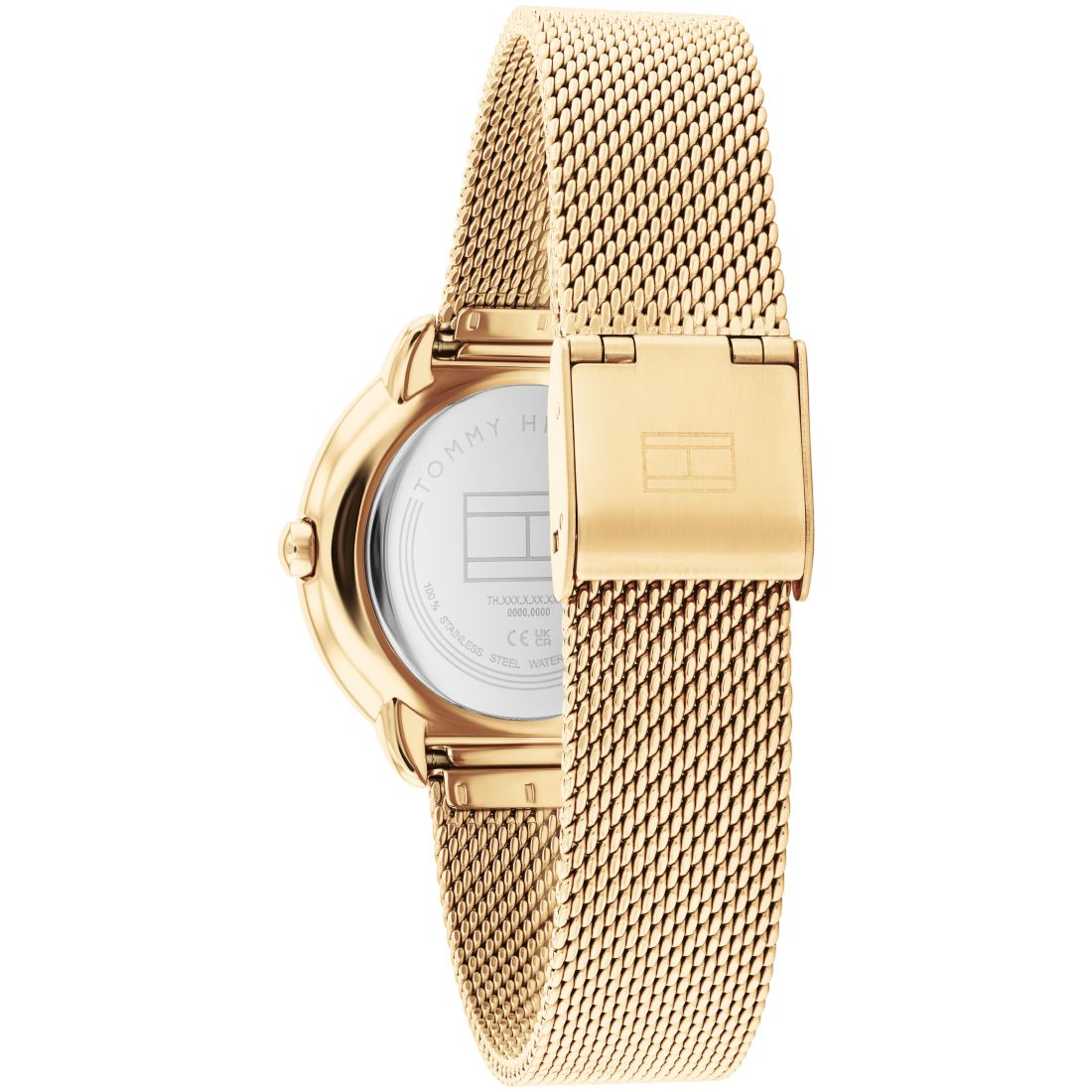 Tommy Hilfiger Women's Quartz Gold-Tone Stainless Steel Mesh Watch 32mm
