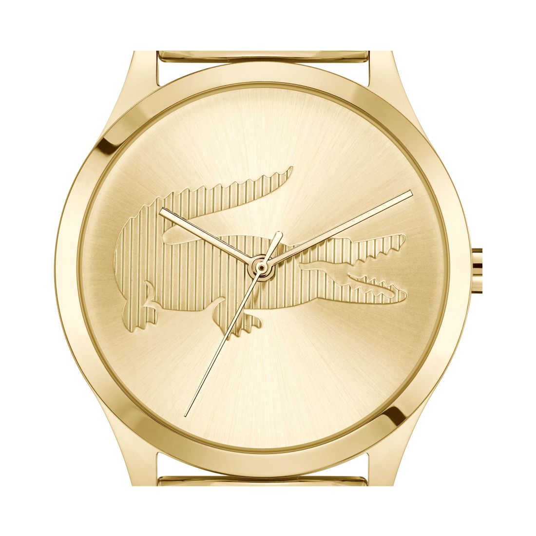 Lacoste Women's Crocodelle Gold Tone Stainless Steel Mesh Bracelet Watch, 36mm