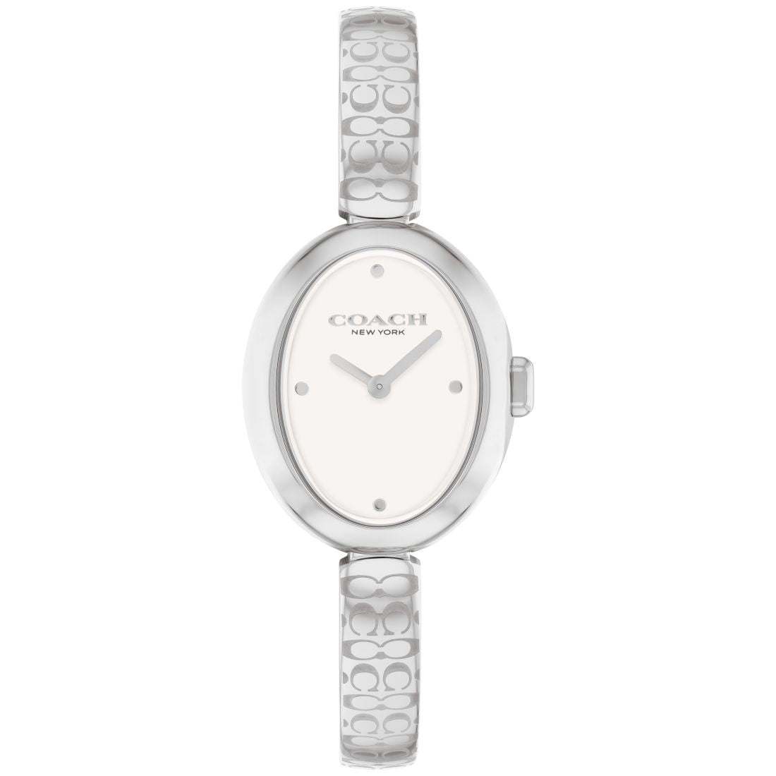 Coach Women's Sammy Silver Tone Stainless Steel Bangle Bracelet Watch, 22.5mm