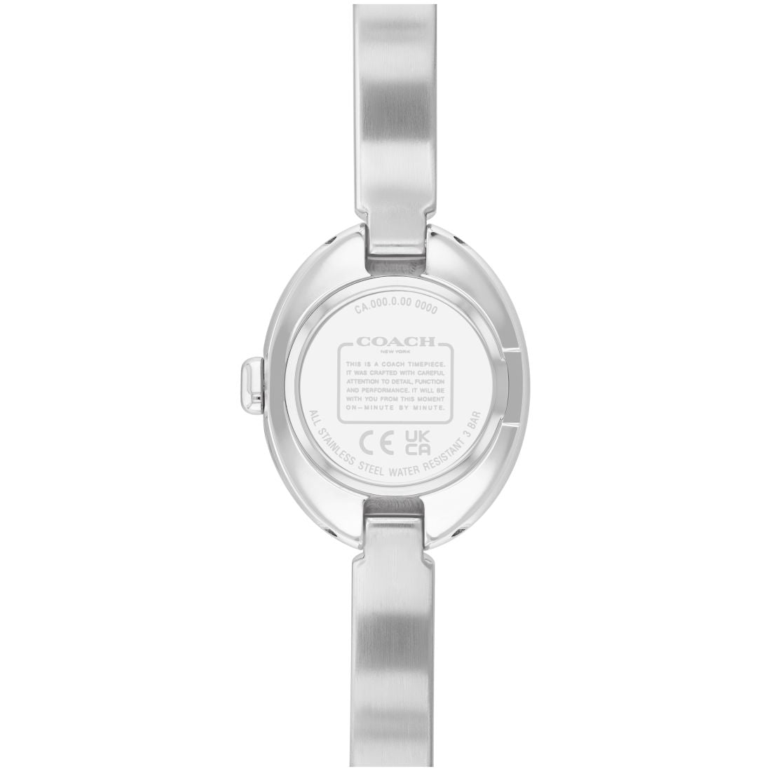 Coach Women's Sammy Silver Tone Stainless Steel Bangle Bracelet Watch, 22.5mm