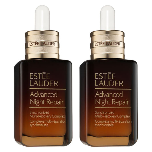 Estee Lauder Advanced Night Repair Duo Synchronized Multi-Recovery Complex Serum with Hyaluronic Acid & Peptides, 1.7 oz Duo