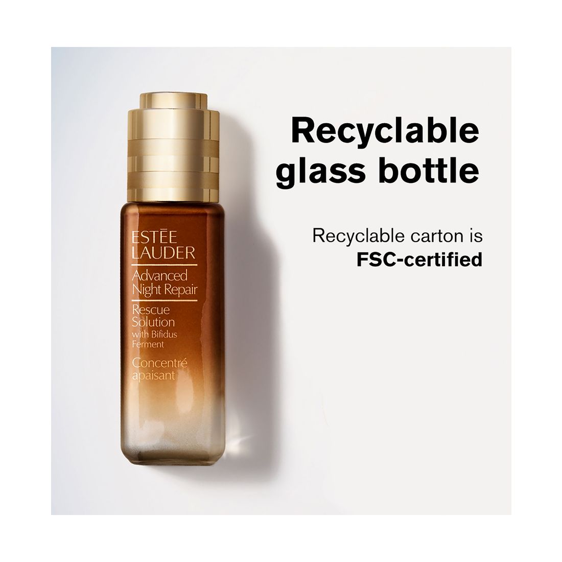 Estee Lauder Advanced Night Repair Rescue Solution Serum with 15% Bifidus Ferment, 0.68 oz.