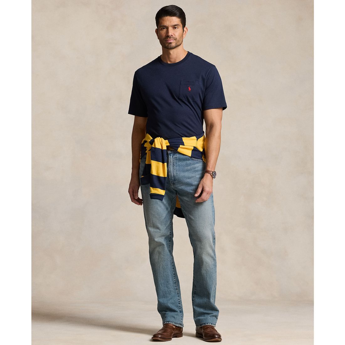 Polo Ralph Lauren Men's Big & Tall Crew-Neck Pocket T-Shirt