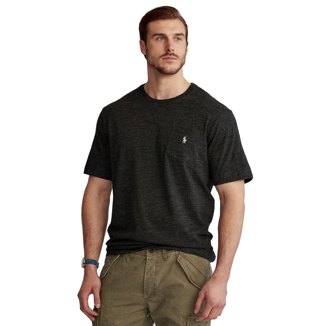 Polo Ralph Lauren Men's Big & Tall Crew-Neck Pocket T-Shirt
