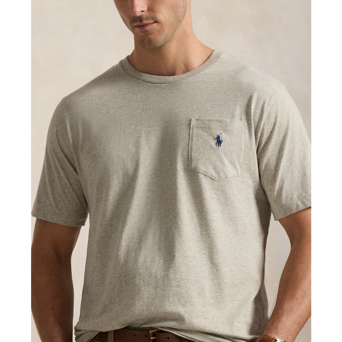 Polo Ralph Lauren Men's Big & Tall Crew-Neck Pocket T-Shirt
