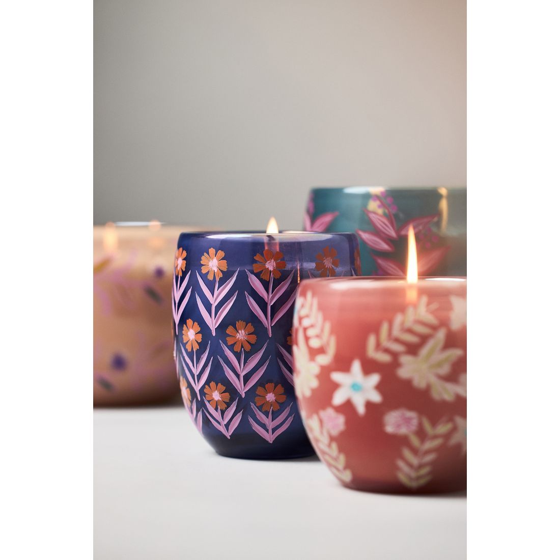 Medina Fruity White Amber Mandarin Glass Candle by Anthropologie