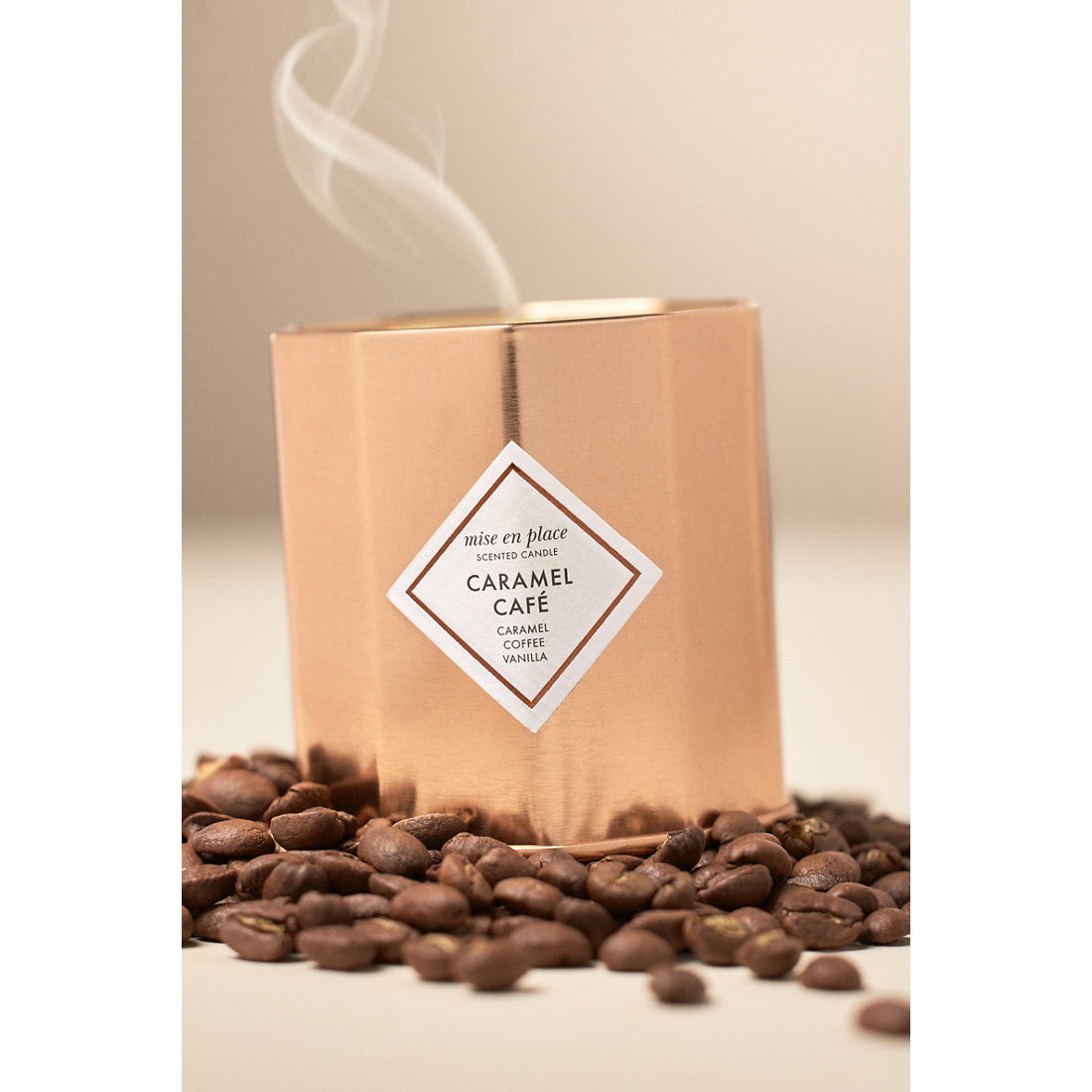 mise en place Gourmand Caramel Café Metal Tin Candle by mise en place by Anthropologie