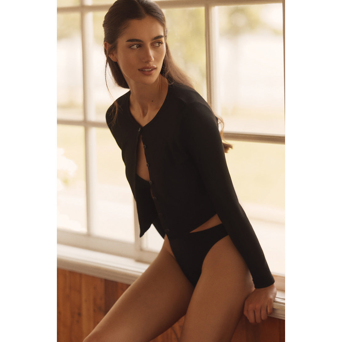 Crop Cardigan Sweater by LyreBird