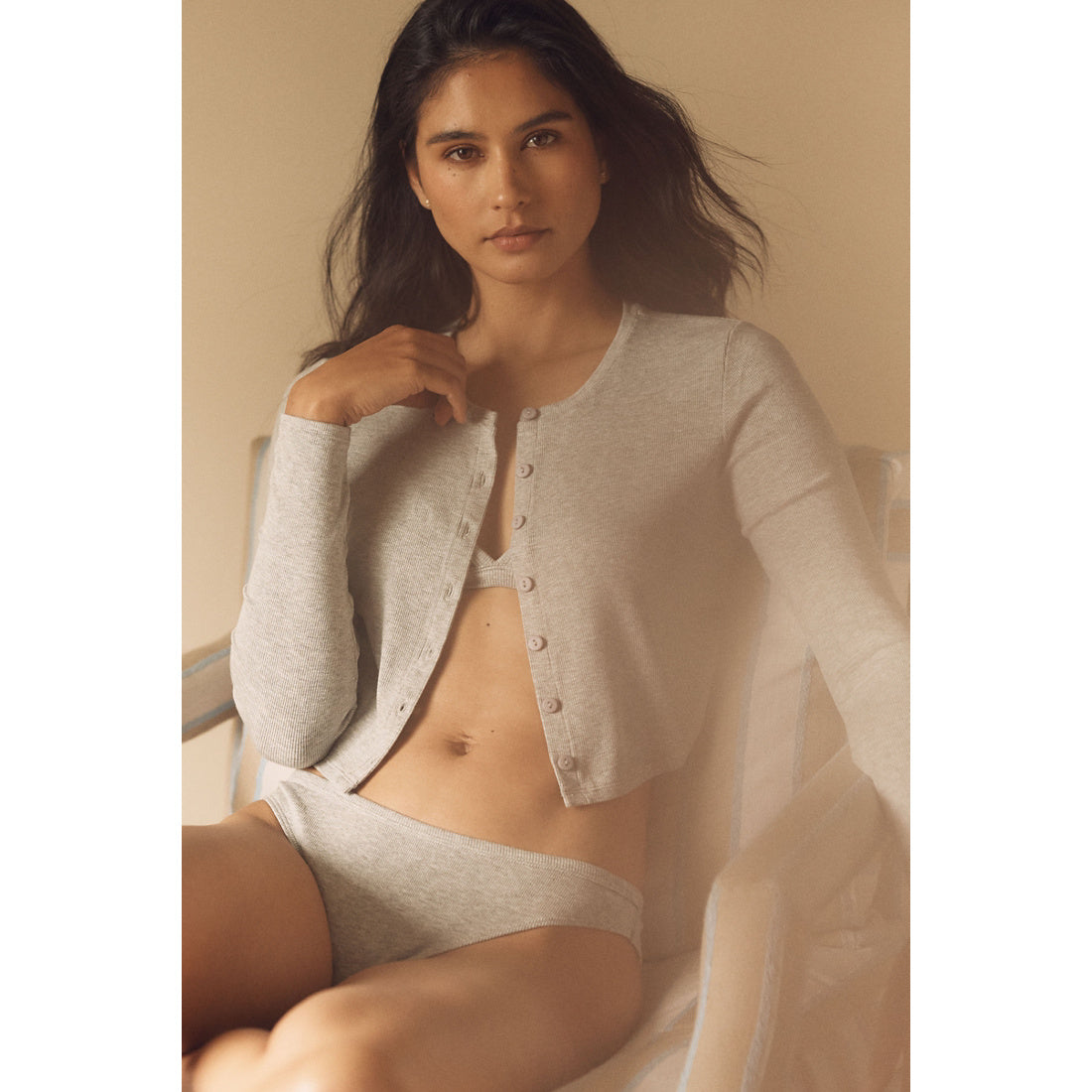 Crop Cardigan Sweater by LyreBird