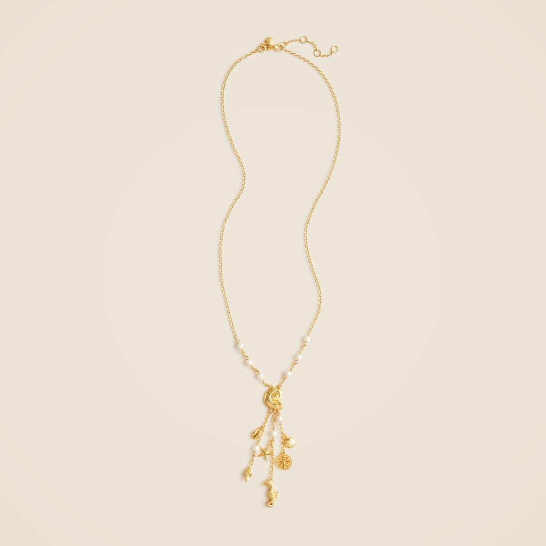 Nautical charm necklace