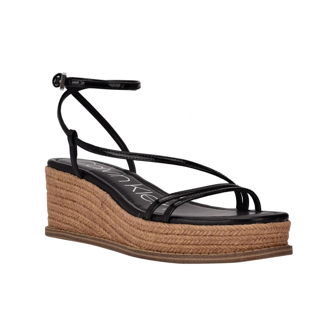 Neve Womens Faux Leather Wedges Platform Sandals