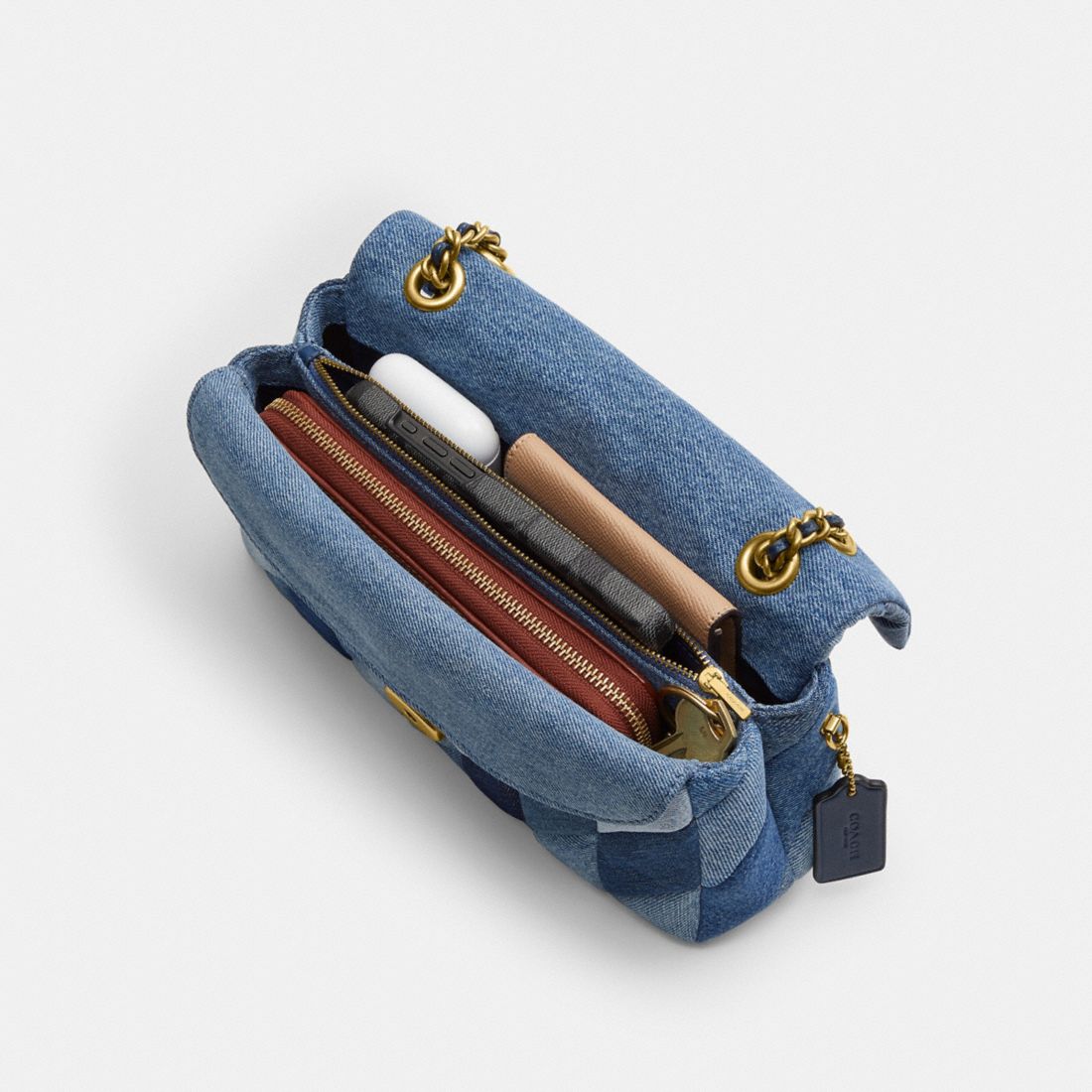 Coach Tabby Shoulder Bag 26 With Patchwork Quilting