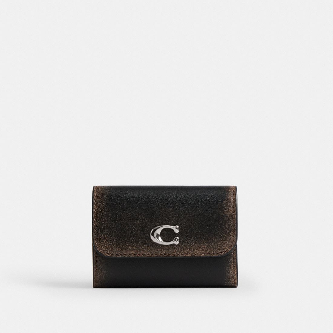 Coach Essential Card Holder Wallet In Loved Leather