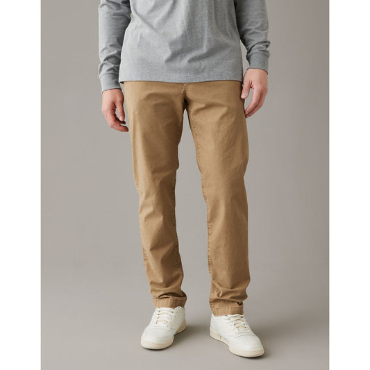 AE Flex Slim Straight Lived-In Khaki Pant