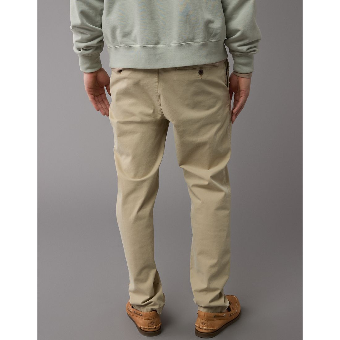 AE Flex Slim Straight Lived-In Khaki Pant