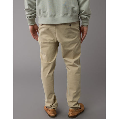 AE Flex Slim Straight Lived-In Khaki Pant