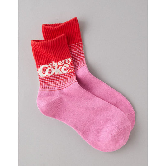 AE Cherry Coke '90s Crew Socks