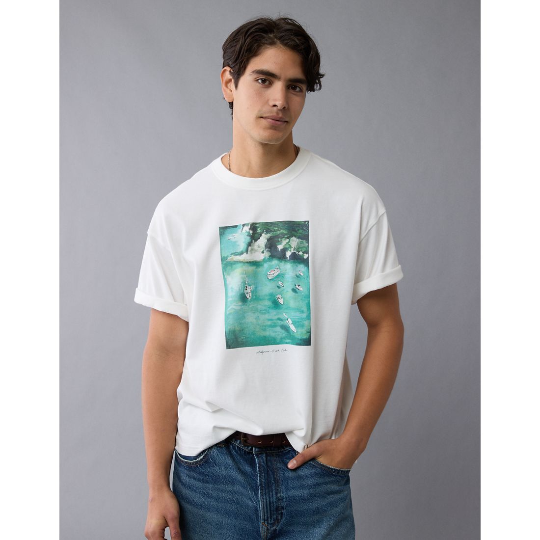 AE Boxy Destination Graphic T-Shirt