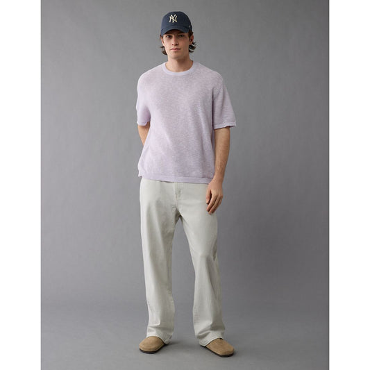 AE Linen-Blend Sweater T-Shirt