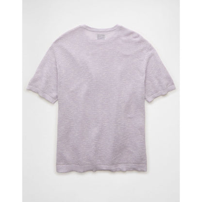 AE Linen-Blend Sweater T-Shirt
