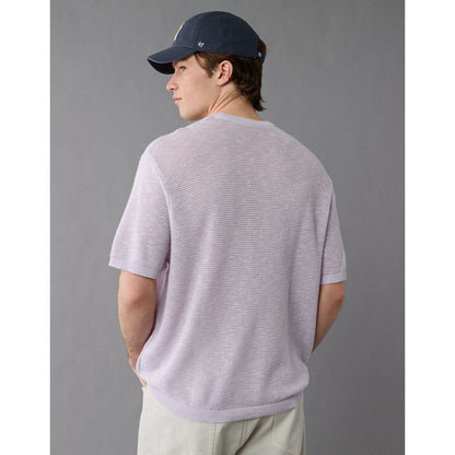 AE Linen-Blend Sweater T-Shirt