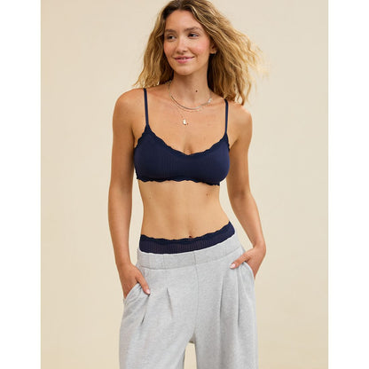 Superchill Modal Lace Trim Bralette