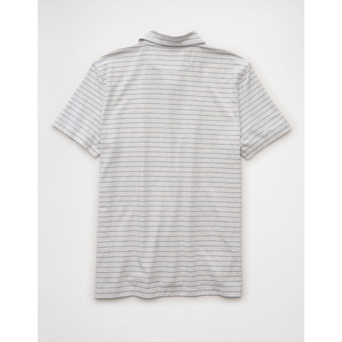 AE 24/7 Club Logo Striped Polo Shirt