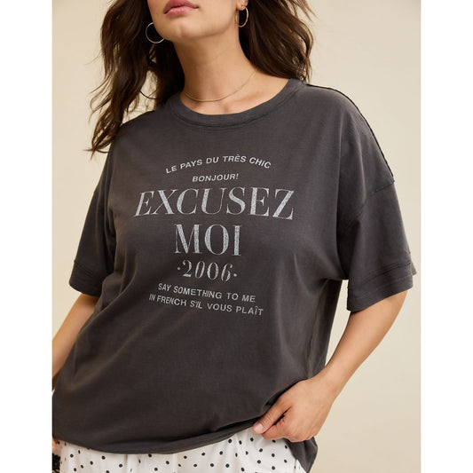 Crew Oversized Boyfriend T-Shirt