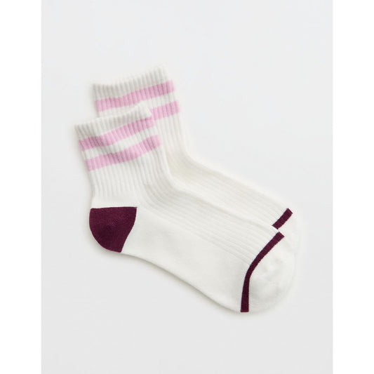 Striped Quarter Socks