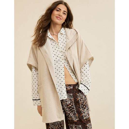 Hooded Fleece Cape
