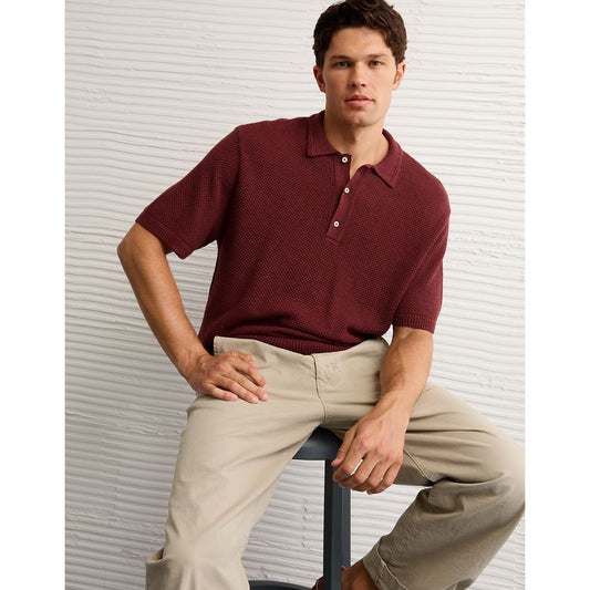 AE Pique Sweater Polo Shirt