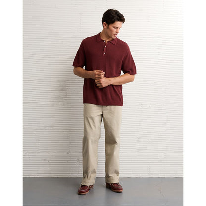 AE Pique Sweater Polo Shirt