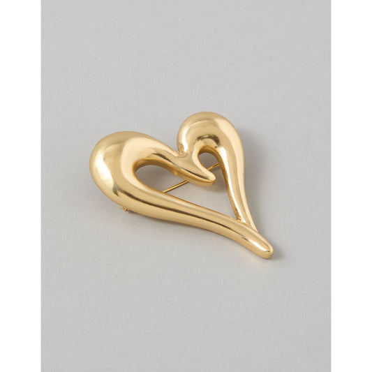 AE Heart Brooch
